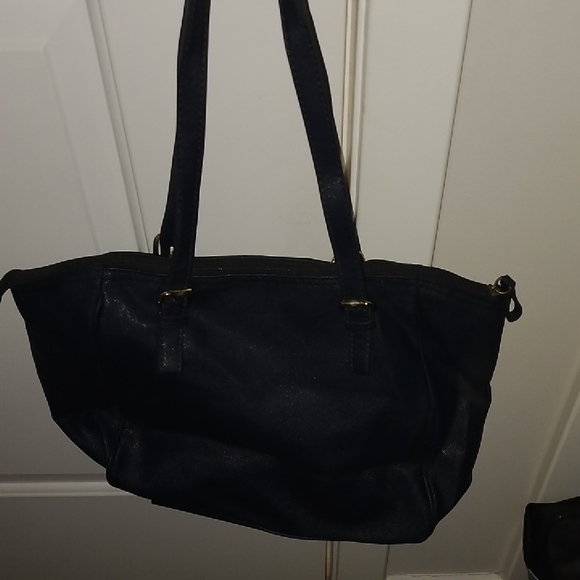 Black Tote Bag with Gold Accents - Picture 7 of 7